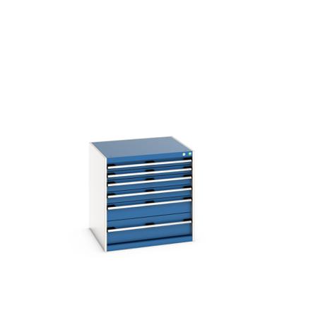 40028087-11V Bott 6 Cabinet, Steel, 800mm x 750mm x 800mm, Blue