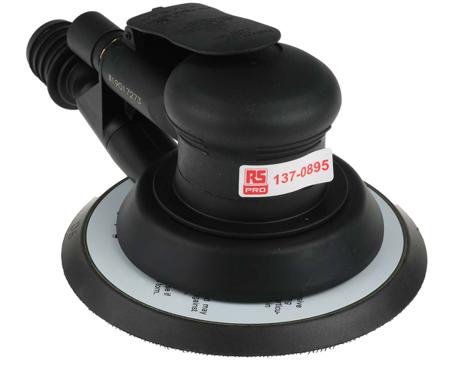 137-0895 RS PRO 152.4mm Orbital Sander, 1/4in Air Inlet, 12000rpm