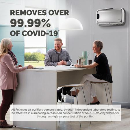 9573901 Fellowes HEPA Air Purifier, 110m², 31 dB, 36 dB, 41 dB, 47 dB, 58 dB