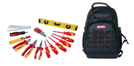 643-260 RS PRO 23 Piece Electric Tool Kit Tool Kit with Bag VDE/1000V Approved