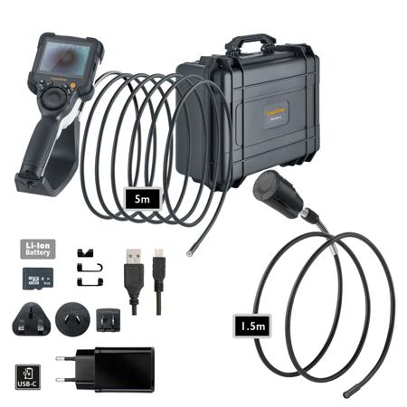 092.928B Protimeter  7.9mm probe Inspection Camera, 5m Probe Length, 640 x 480pixels Resolution, LED Illumination