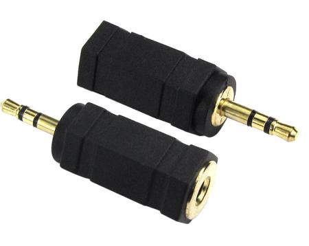 286-2890 RS PRO A/V Connector Adapter, Male 2.5 mm Stereo to Female 3.5 mm Stereo