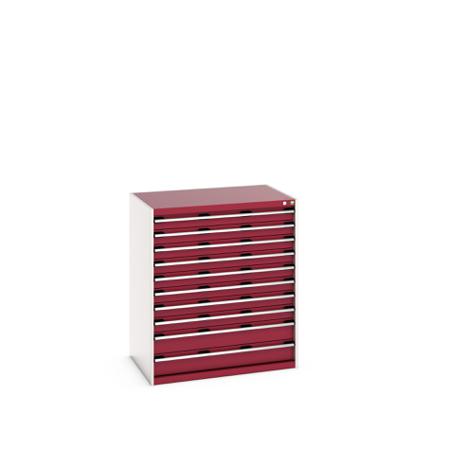 40029033-24V Bott 10 Cabinet, Steel, 1200mm x 750mm x 1050mm, Red