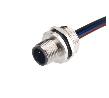 557-138 RS PRO Industrial Circular Connectors, 3 Contacts, Front Mount, Socket, Male, IP67