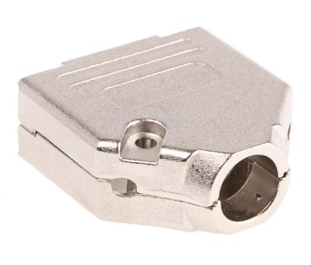 MHDTZK15-RA-K MH Connectors MHDTZK-RA Series Zinc D Sub Backshell, 15 Way, Strain Relief