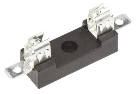 FX0326 Bulgin 13A Base Mount Fuse Holder for 6.3 x 32mm Fuse, 250V ac