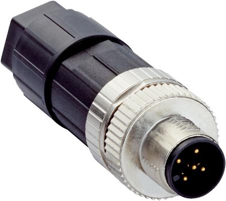 STE-1205-GFE SICK Connector, M12 Connector, Plug, Male, IP67, STE Series