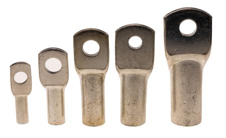 434-596 RS PRO Uninsulated Tubular Ring Terminal, Silver