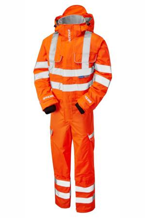 PR505-3XL PULSAR Orange Reusable Hi Vis Overalls, 3XL