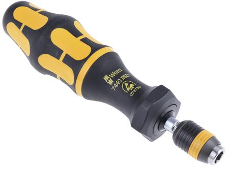 05074730001 Wera Adjustable Torque Screwdriver, 0.3 → 1.2Nm, 1/4 in Drive, ESD Safe, ±6 % Accuracy