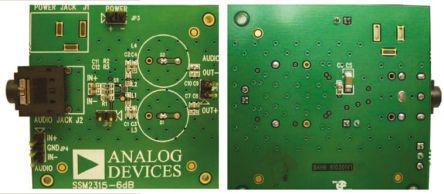 SSM2315-EVALZ Analog Devices , Filterless Class-D Audio Amplifier Evaluation Board for SSM2315