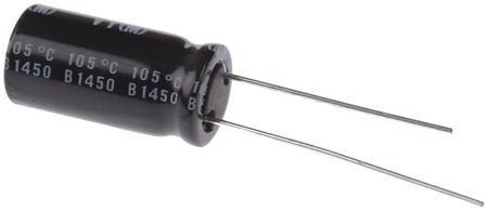 UVY0J332MPD Nichicon 3300μF Aluminium Electrolytic Capacitor 6.3V dc, Radial, Through Hole -