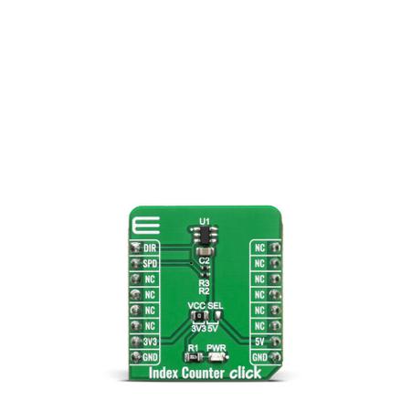 MIKROE-4005 MikroElektronika Index Counter Click Hall Effect Sensor MikroBus Click Board for TLE4966K