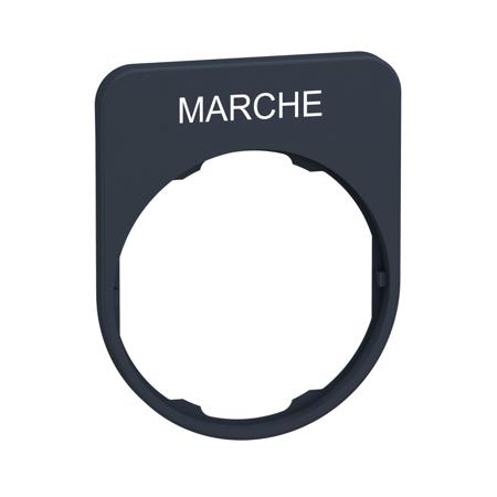 ZBYFP2103 Schneider Electric Legend Plate for Use with Harmony XB4, Harmony XB5, MARCHE