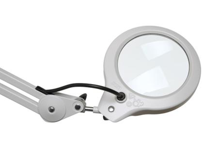 LFG028261 Luxo , LFM LED Magnifier Lamp, 5dioptre, Table Clamp Mount