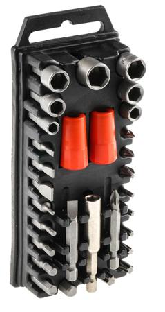 213-1005 RS Pro, 30 Pieces Socket & Bit Set 1/4 in Hexagon Drive