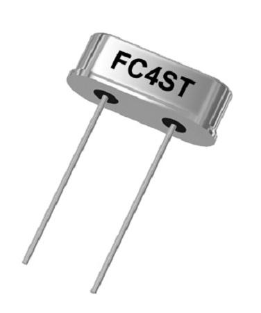 FC4STCBAF4.0 Abracon 4MHz Crystal ±30ppm HC-49-SLF 2-Pin 11.35 x 4.64 x 3.6mm