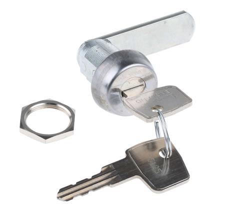 1414014 Euro-Locks a Lowe & Fletcher group Company Stainless Steel Camlock, 22mm Panel-to-Tongue, 19.1 x 16mm Cutout, Key Unlock