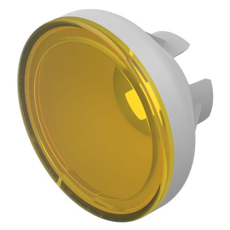 70-911.4 Indicator Lens Round Style, Yellow, 15.4 diameter , 13.2 Long
