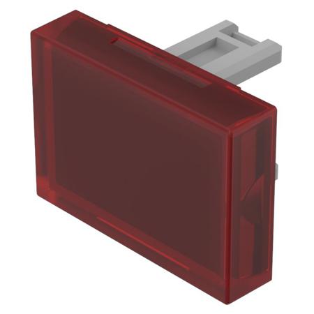 31-905.2 Indicator Lens Rectangle Style, Red, 21.5 Long