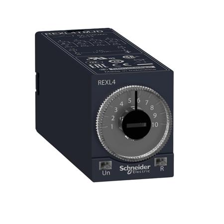 REXL4TMP7 Schneider Electric Harmony Time Series Plug In Timer Relay, 230V ac, 4-Contact, 0.1 s → 100h