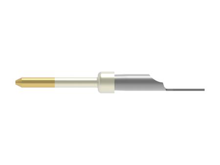 66570-2 TE Connectivity, AMPLIMITE Series, PIN Solder D-sub Connector Contact, Gold Pin, 0.8 → 0.9 mm²