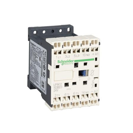 LP4K12103BW3 Schneider Electric TeSys K LP4K Contactor, 3 Pole, 12 A, 1 NO + 1 NC