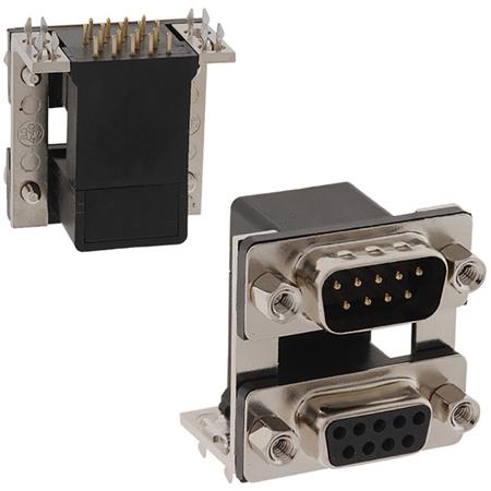 178-015-513R491 Norcomp 178 15 Way Right Angle Through Hole D-sub Connector Socket, 2.77mm Pitch, with 4-40 Inserts/Board Lock