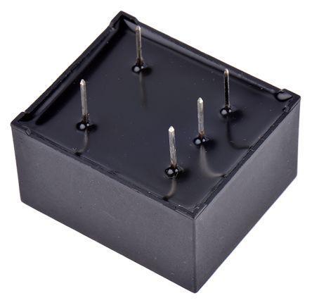 6609064-1 TE Connectivity Corcom EOP Series 1A 250 V ac 50 Hz, 60 Hz RFI Filter, with PCB Pin Terminals, Single Phase