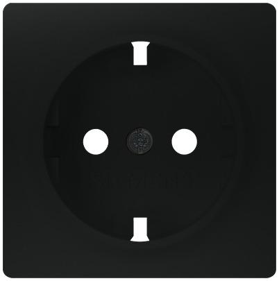 5UB1511-0SB01 Siemens 5UB15 Black Electrical Socket, 16A, Schuko