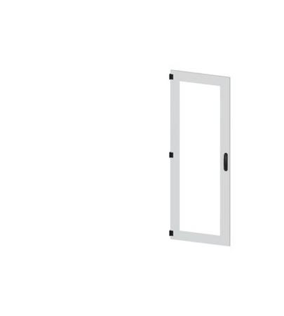 8MF1860-2UT15-0BE2 Siemens 8MF18 Series Glass, Steel RAL 7035 Glazed Door, 1800mm H, 600mm W for Use with SIVACON 8MF1