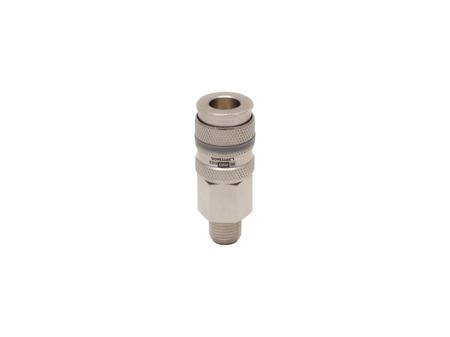 325-534 RS PRO Brass, Steel Male Pneumatic Quick Connect Coupling, R 1/2 Male Threaded