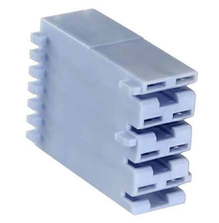 521206-7 TE Connectivity, Rast Connector Housing, 4 Way