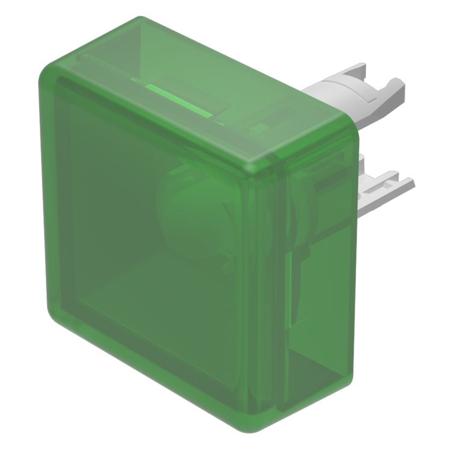 18-981.5L Indicator Lens Square Style, Green, 13.8 Long