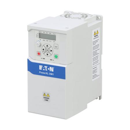 3-5044-003A-DM1-114D8NB-S20S-EM Eaton Inverter Drive, 0.55 kW, 1 Phase, 115 V ac, 4.8 A, DM1 Series
