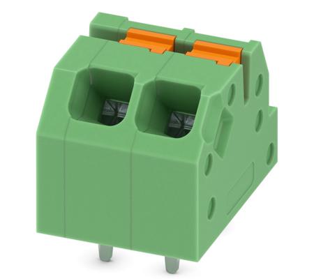1861933 Phoenix Contact SPTAF 1/ 2-3.5-IL Series PCB Terminal Block, 2-Contact, 3.5mm Pitch, Through Hole Mount, 1-Row, Screw