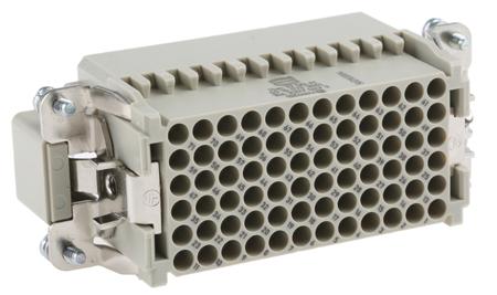 09160723001 HARTING Heavy Duty Power Connector Insert, 10A, Male, Han DD Series, 72 Contacts