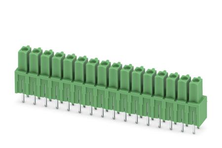 1875564 Phoenix Contact, 3.81mm Pitch, IMCV 1.5/16-G-3.81, 16 Way, , Pluggable Terminal Block, Inverted Header, Through Hole,