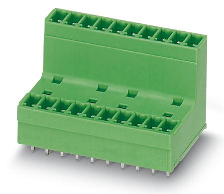 1830538 Phoenix Contact, 3.81mm Pitch, MCDV 1.5/15-G-3.81, 15 Way, Pluggable Terminal Block, Header, Solder Termination,
