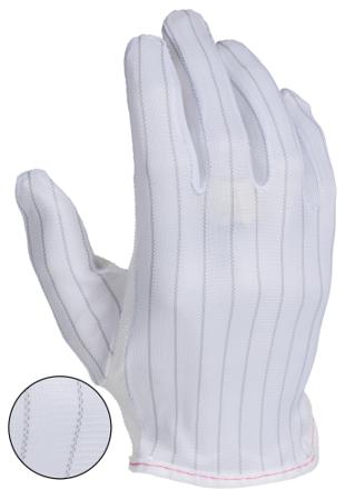 218-544 RS PRO White Polyester Waterproof Work Gloves, Size M, Polyurethane Coating