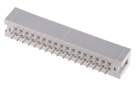 AWHW 34G-0202-T ASSMANN WSW AWHW Series Straight Through Hole PCB Header, 34 Contact(s), 2.54 mm Pitch, 2 Row, Shrouded