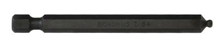 BON10806 Bessey Hex Hex Bit, 1/4 in Tip, 7/64 in Tip, Hex Drive, 76 mm Overall 1-Piece