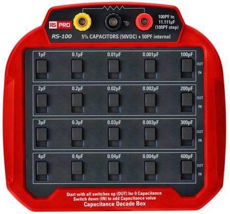 286-394 RS PRO Capacitance Decade Box