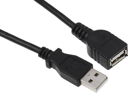USBEXTAA3BK StarTech.com USB 2.0, Male USB A to Female USB A, 480Mbps, 900mm