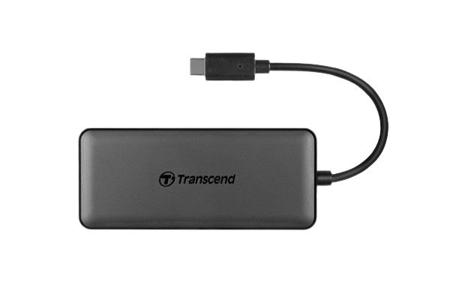 TS-HUB5C Transcend 4 Port USB 3.1 USB A, USB C  Hub, USB Powered, 103.5 x 44.9 x 12.3mm