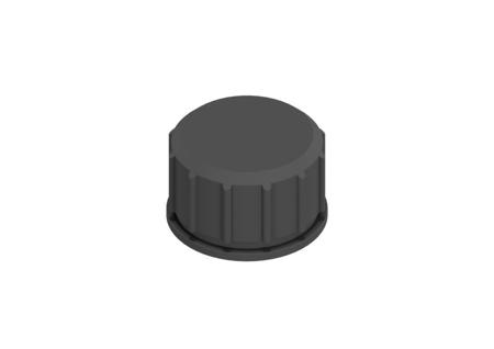 43-16213 CONEC 43 Male Dust Cap IP67 Rated, Polyamide