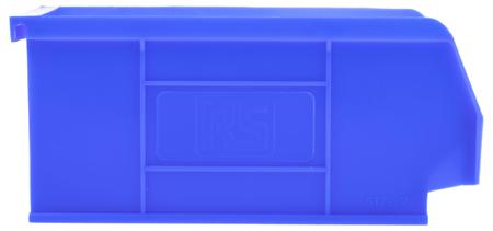 484-4028 RS Pro Blue Plastic Stackable Storage Bin, 76mm x 101mm x 167mm
