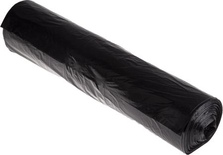 771-6572 50 x Black Plastic Bin Bag, 160 Gauge, 80 → 90L