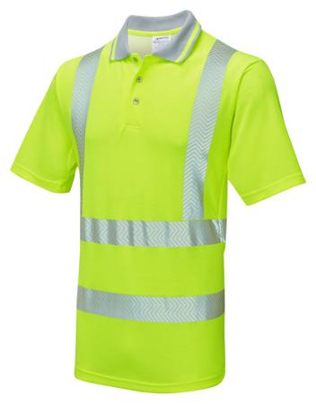 LFE923-NB-4XL PULSAR LFE900 Yellow Men Hi Vis Polo Shirt, 4XLin