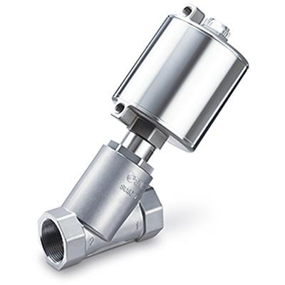 JSB21-ST15AF-2S SMC Angle Seat type Pneumatic Actuated Valve, G G 1/2 to G G 1/2, 2.4 MPa